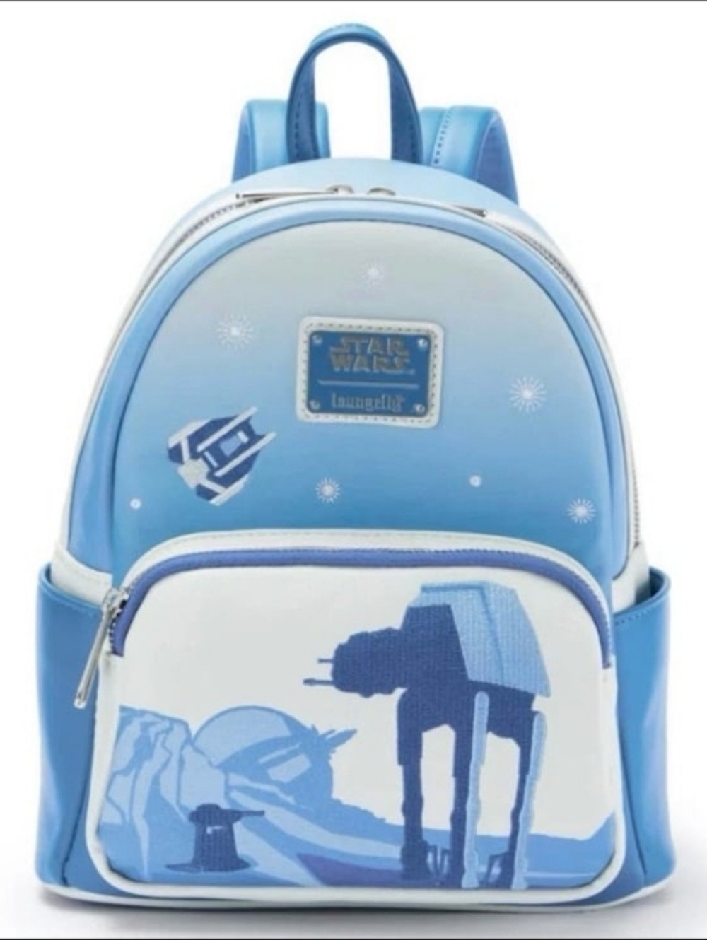 DisneyParks Loungefly Star Wars Hoth Echo Base AT-AT Mini Backpack NWT - Picture 2 of 7